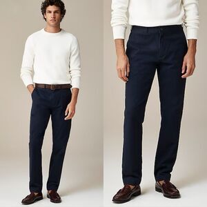 NWT J CREW 1040 Athletic Tapered-fit stretch chino pant in Navy size 31/32